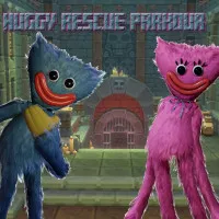 Play Game Huggy Rescue Parkour