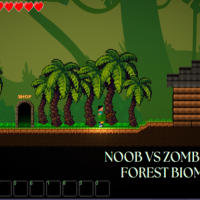 Play Noob vs Zombies - Forest biome now!