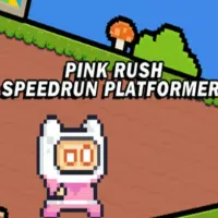 PLay Pink Rush Speedrun Platformer now!
