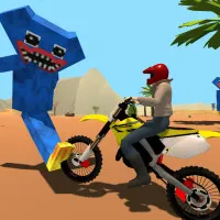 Play Game Motoracer vs Huggy