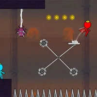 Play Game Red and Blue Stickman 2