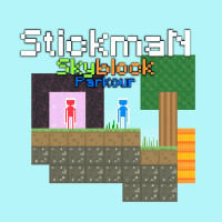 Play Stickman Skyblock Parkour now!