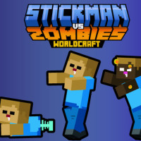 Play Stickman vs Zombies WorldCraft now!