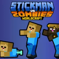 Play Game Stickman vs Zombies WorldCraft